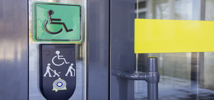 automatic handicap door opener in Mayflower Village