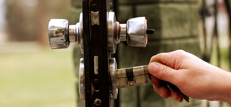 front door latch repair Mayflower Village